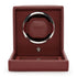 Cub Single Watch Winder With Cover (Bordeaux)